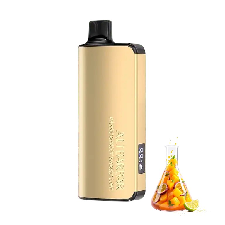 ALIBARBAR INGOT 9000 9000 puff disposable vape in Passionfruit Mango Lime flavor