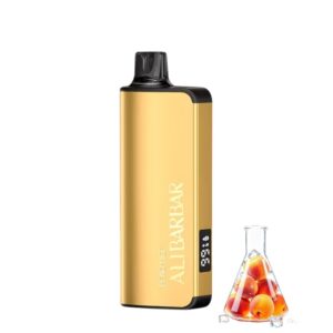 ALIBARBAR INGOT 9000 9000 puff disposable vape in Peach Ice flavor