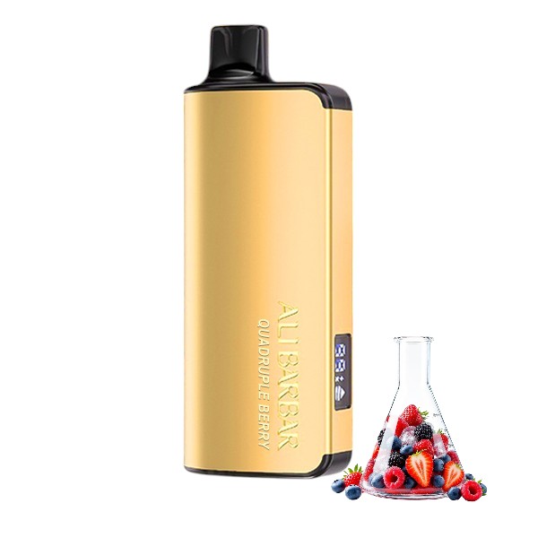 ALIBARBAR INGOT 9000 9000 puff disposable vape in Quadruple Berry flavor