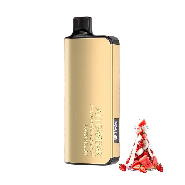 ALIBARBAR INGOT 9000 9000 puff disposable vape in Strawberry Coconut flavor