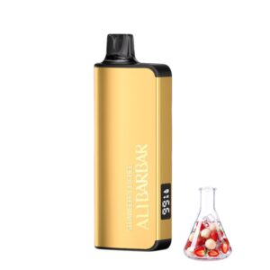 ALIBARBAR INGOT 9000 9000 puff disposable vape in Strawberry Lychee flavor