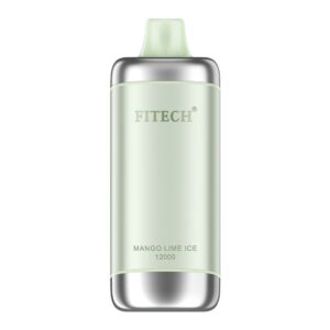 Fitech Aura 12000 puff disposable vape in Mango Lime Ice flavor